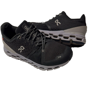 On Cloud OC Running Shoes Black Gray Athletic Activewear Sneakers Woman Lady 9.5